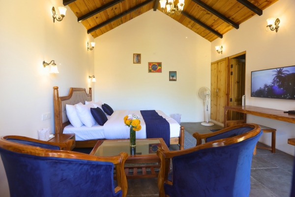 Cozy and well-lit room interior